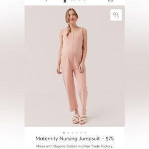 Pact Nursing/Maternity Jumpsuit